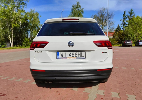 Volkswagen Tiguan cena 77500 przebieg: 220000, rok produkcji 2018 z Zabrze małe 154